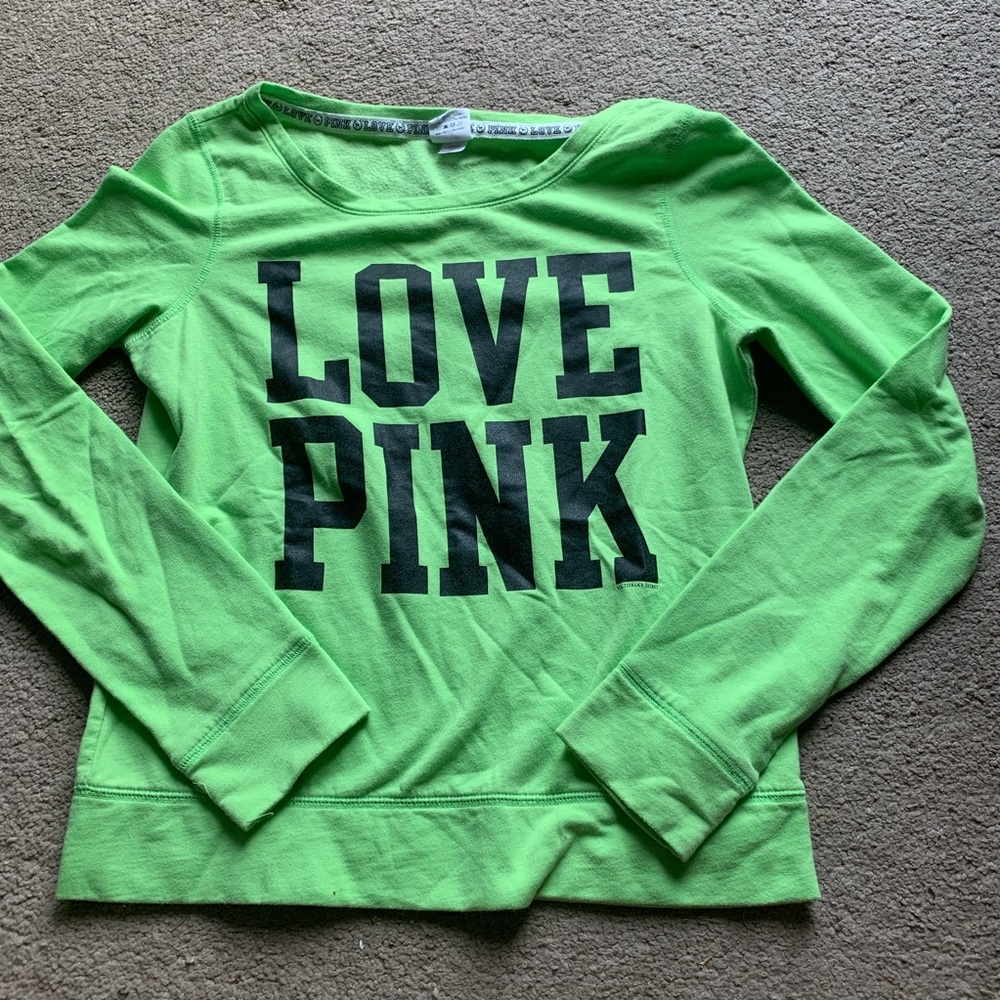 PINK crew neck sweater